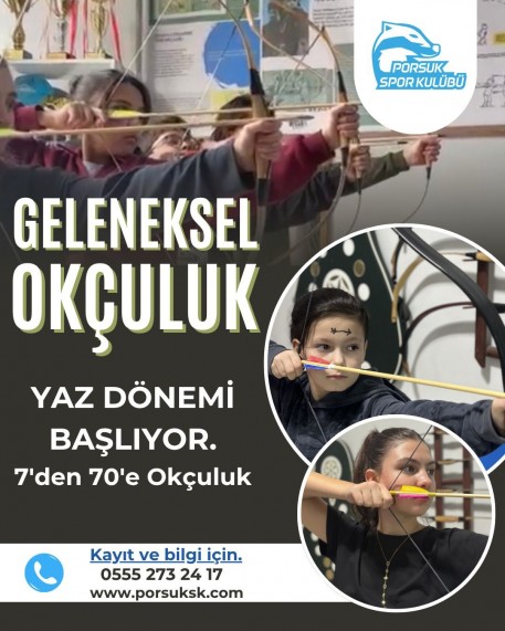 GELENEKSEL OKÇULUK YAZ DÖNEMİ KAYITLARI