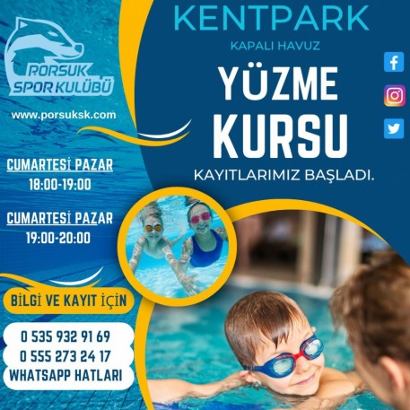 Kentpark Yüzme Havuzu Kayıtları Başladı..