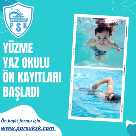 PORSUK SK 2025 YILI YÜZME YAZ OKULU ÖN KAYIT FORMU